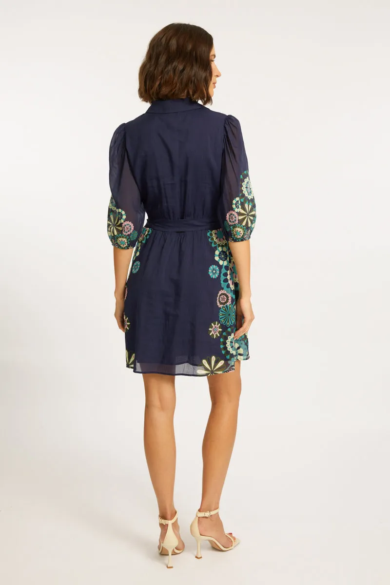 Eloise Geo Bloom Dress by Caballero Collection