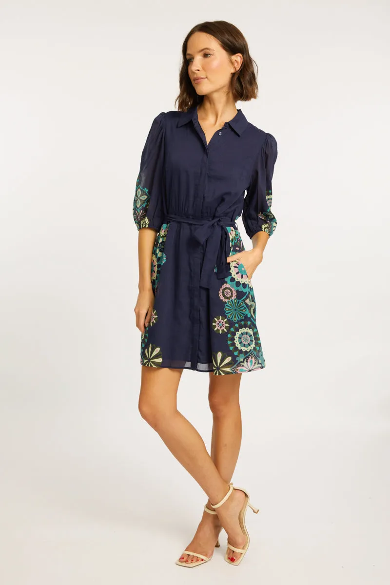 Eloise Geo Bloom Dress by Caballero Collection