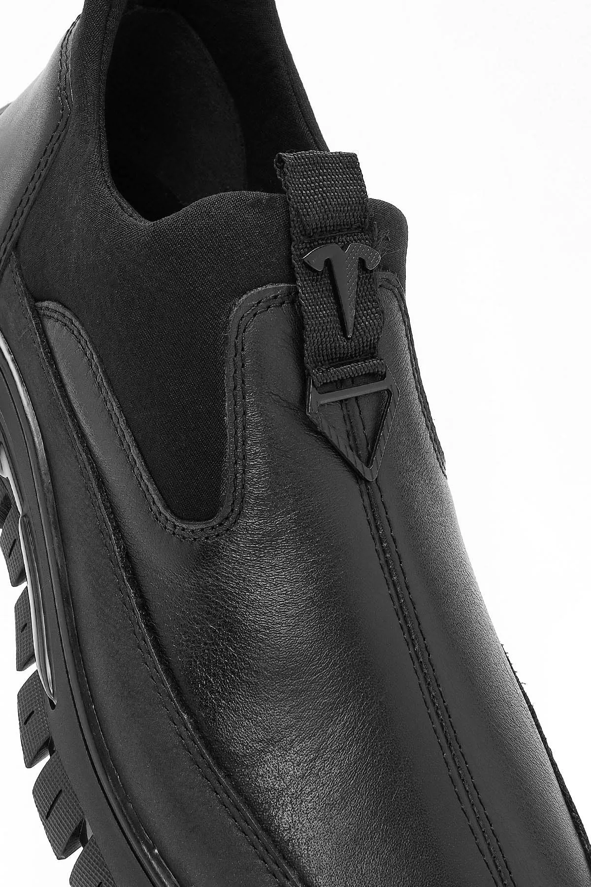 Erkek Siyah Deri Comfort Loafer