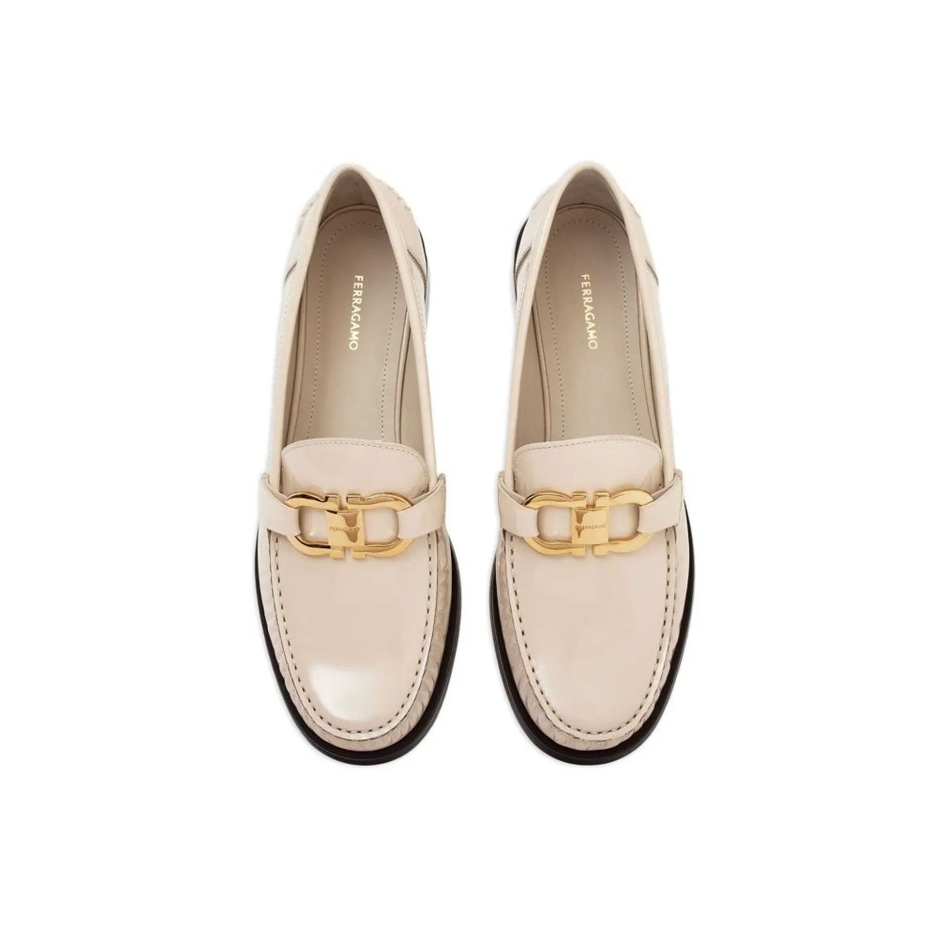 Ferragamo Elegant Leather Loafers for Women
