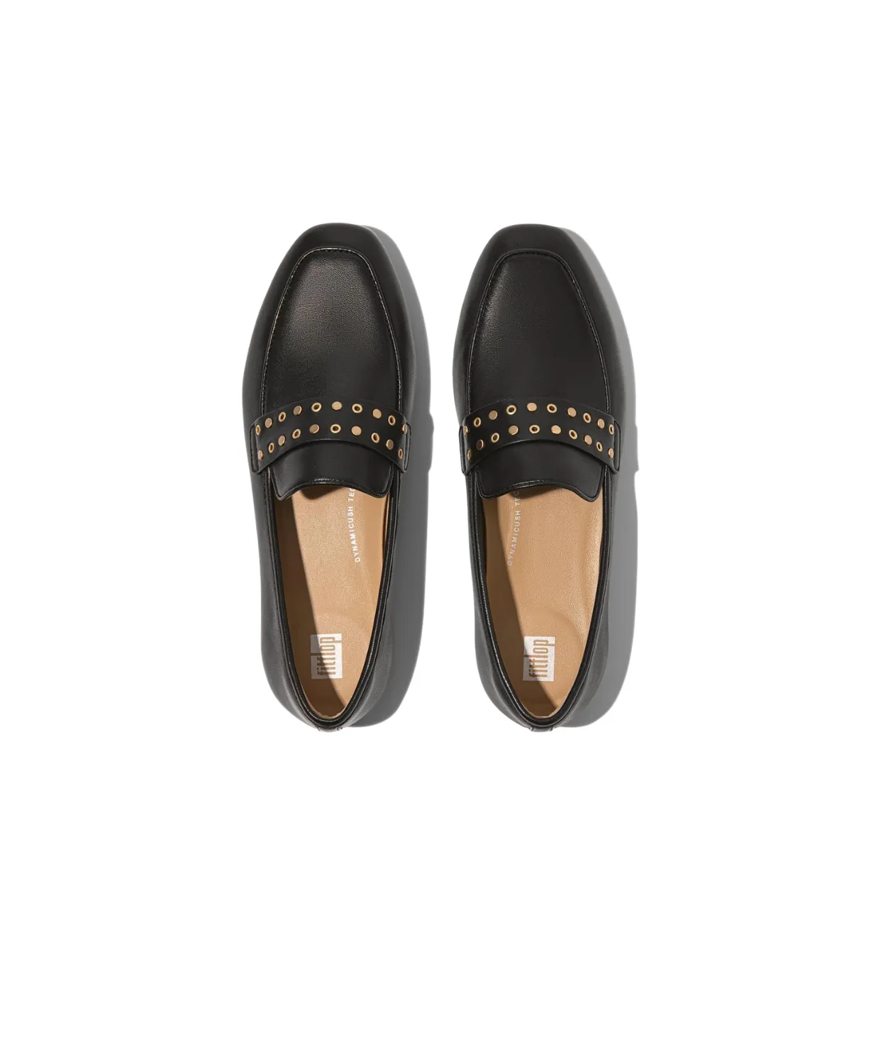 Fitflop Delicato Stud/Eyelet Soft Leather Loafer