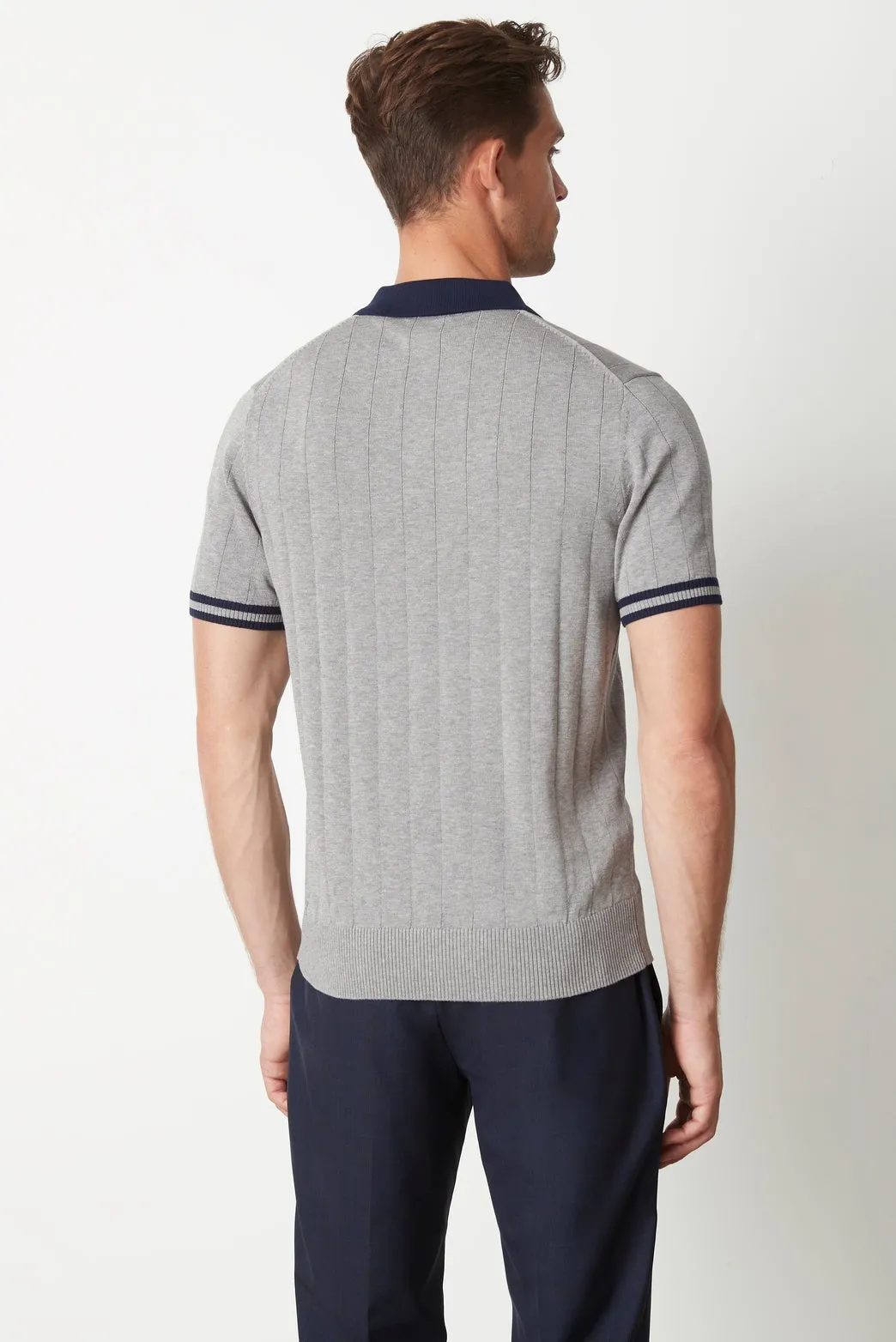 Fitzroy Flat Rib Knit Polo