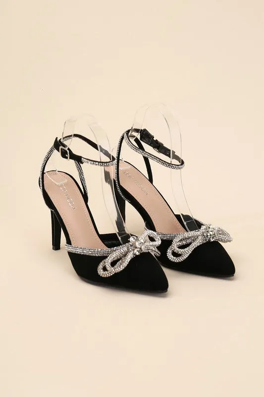 Frida Double Bow Heel