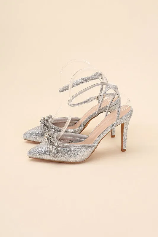Frida Double Bow Heel