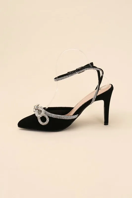 Frida Double Bow Heel