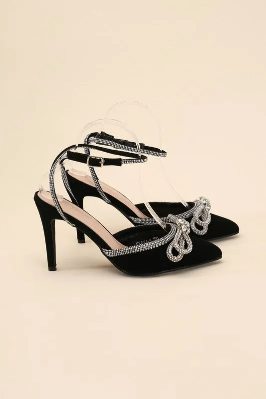Frida Double Bow Heel