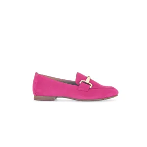 Gabor Jangle 65.211.34 Pink Suede/Gold Loafers