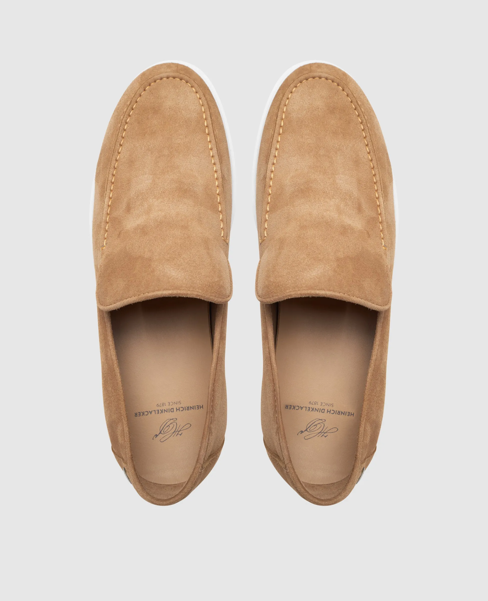 Genua Plain Loafer V - Light Brown
