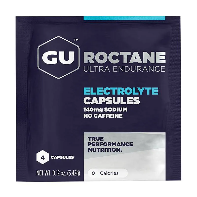 GU Energy Roctane Electrolyte Capsules, 100ct Single Serve