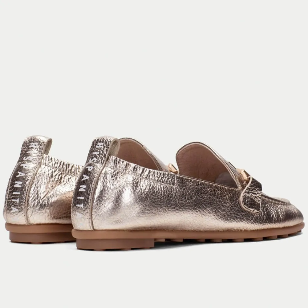 Hispanitas Bombay Leather Loafer HV254027-GOLD