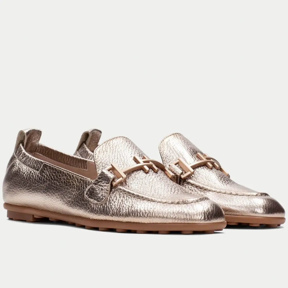 Hispanitas Bombay Leather Loafer HV254027-GOLD