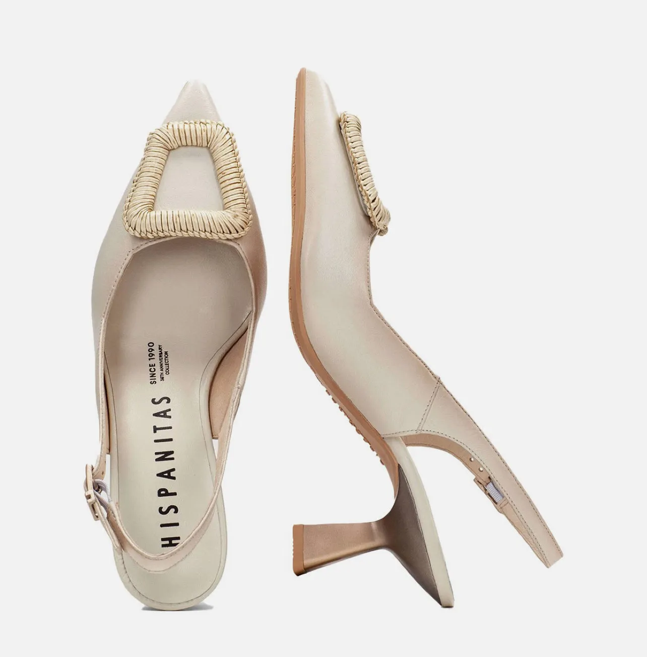 Hispanitas - HV253910 Cream Slingback [ Preorder for May 10th]