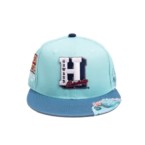 HOWARD UNIVERSITY FRAYED FITTED HAT