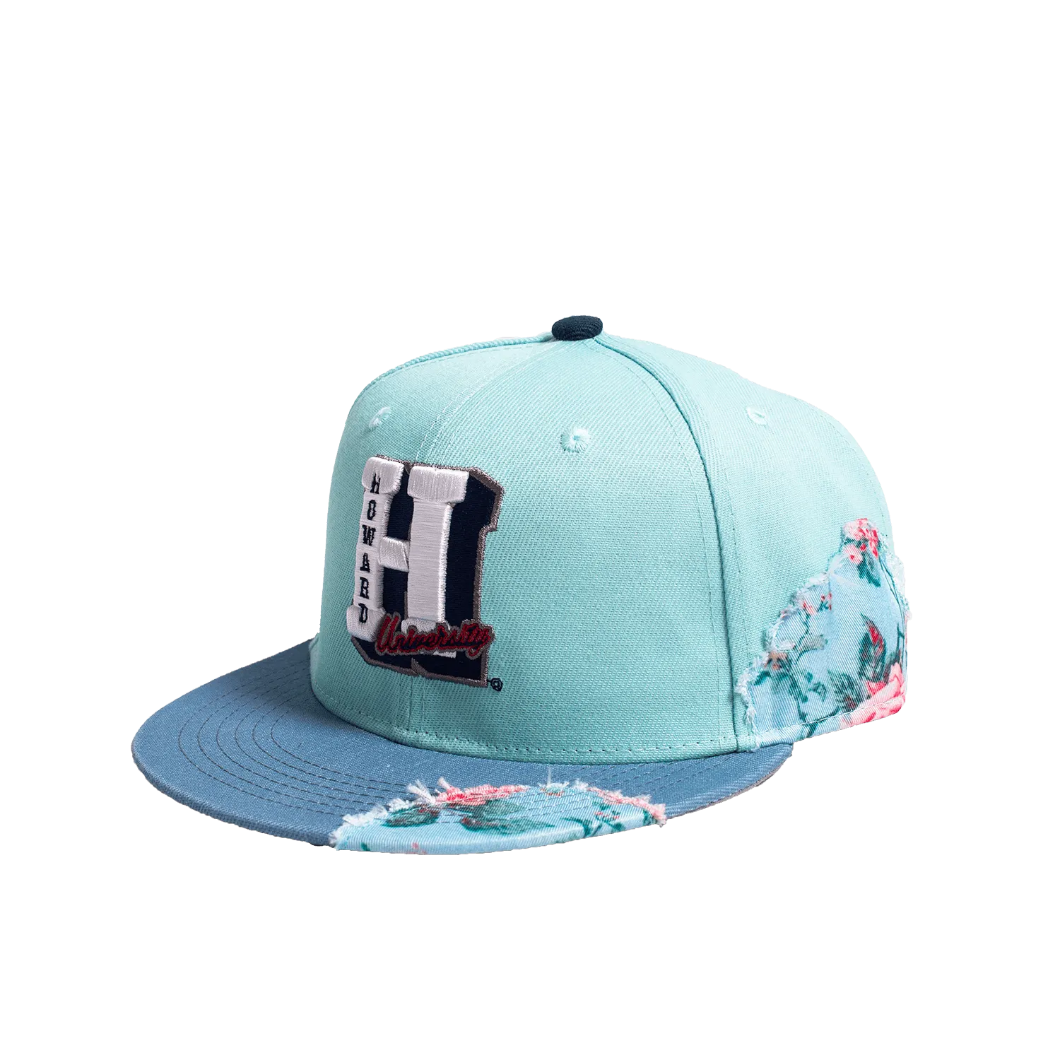 HOWARD UNIVERSITY FRAYED FITTED HAT