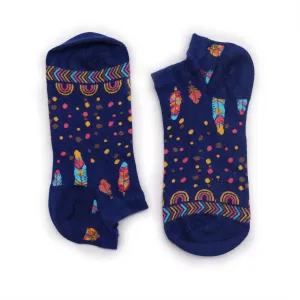 Indian Socks Low S/M 3.5-6.5 - Indian Feathers