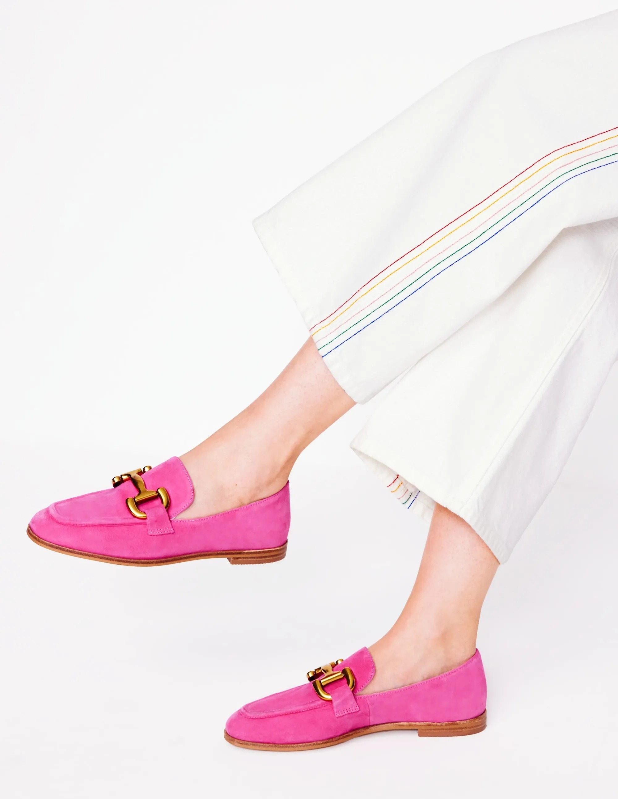 Iris Loafer mit Trensendetail-Rosarot