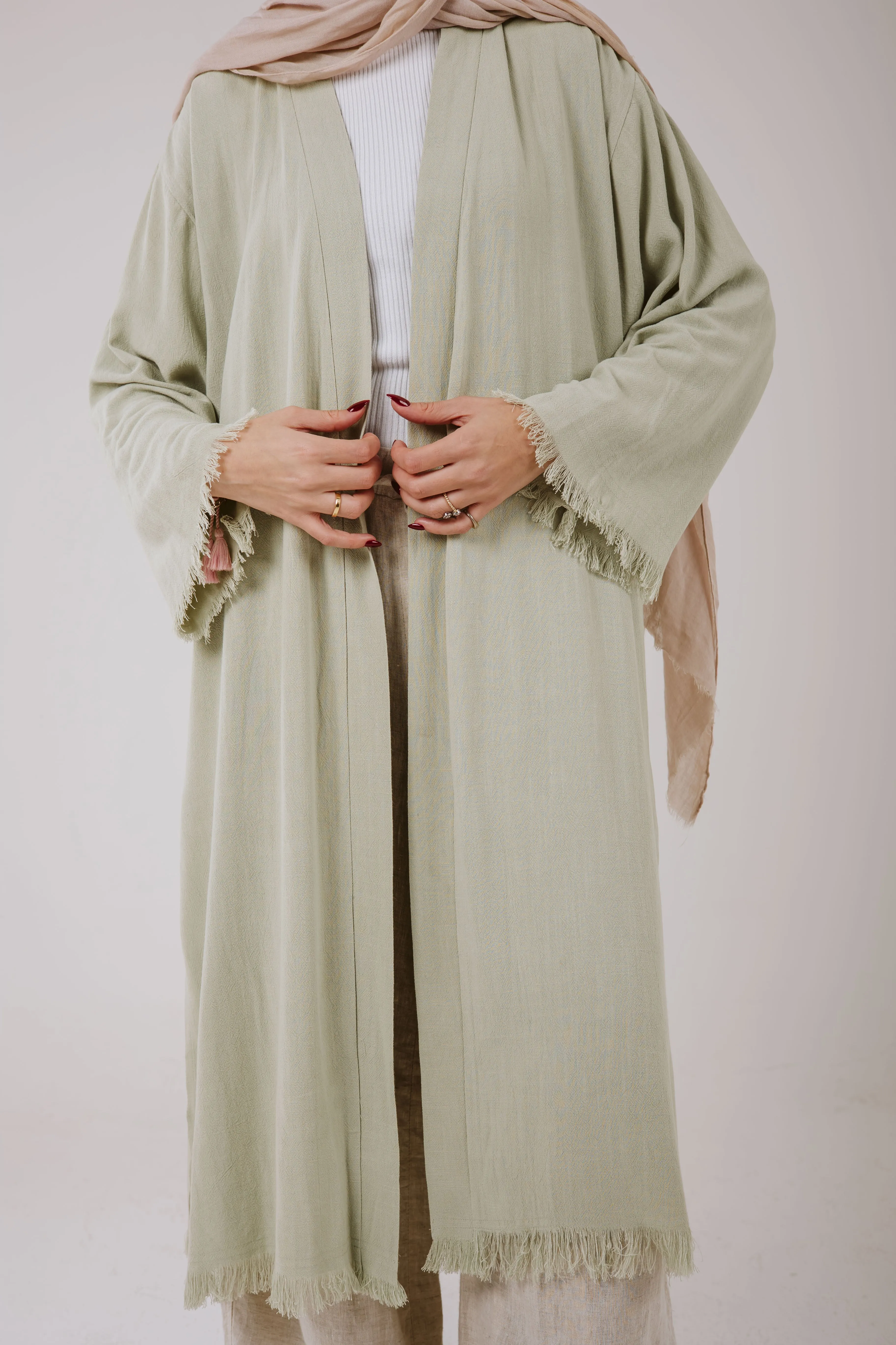 Jana cardigan in Pale sage