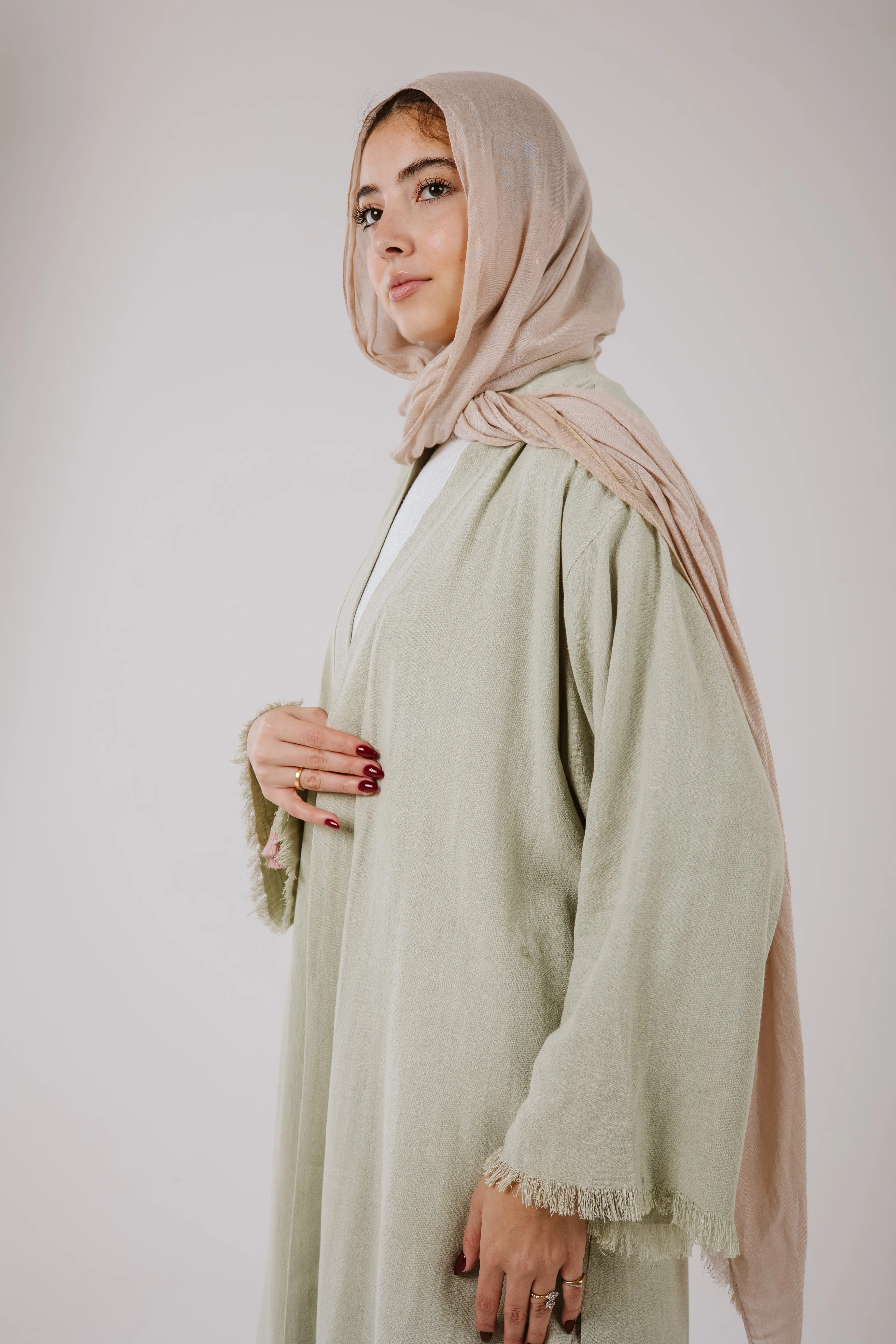 Jana cardigan in Pale sage