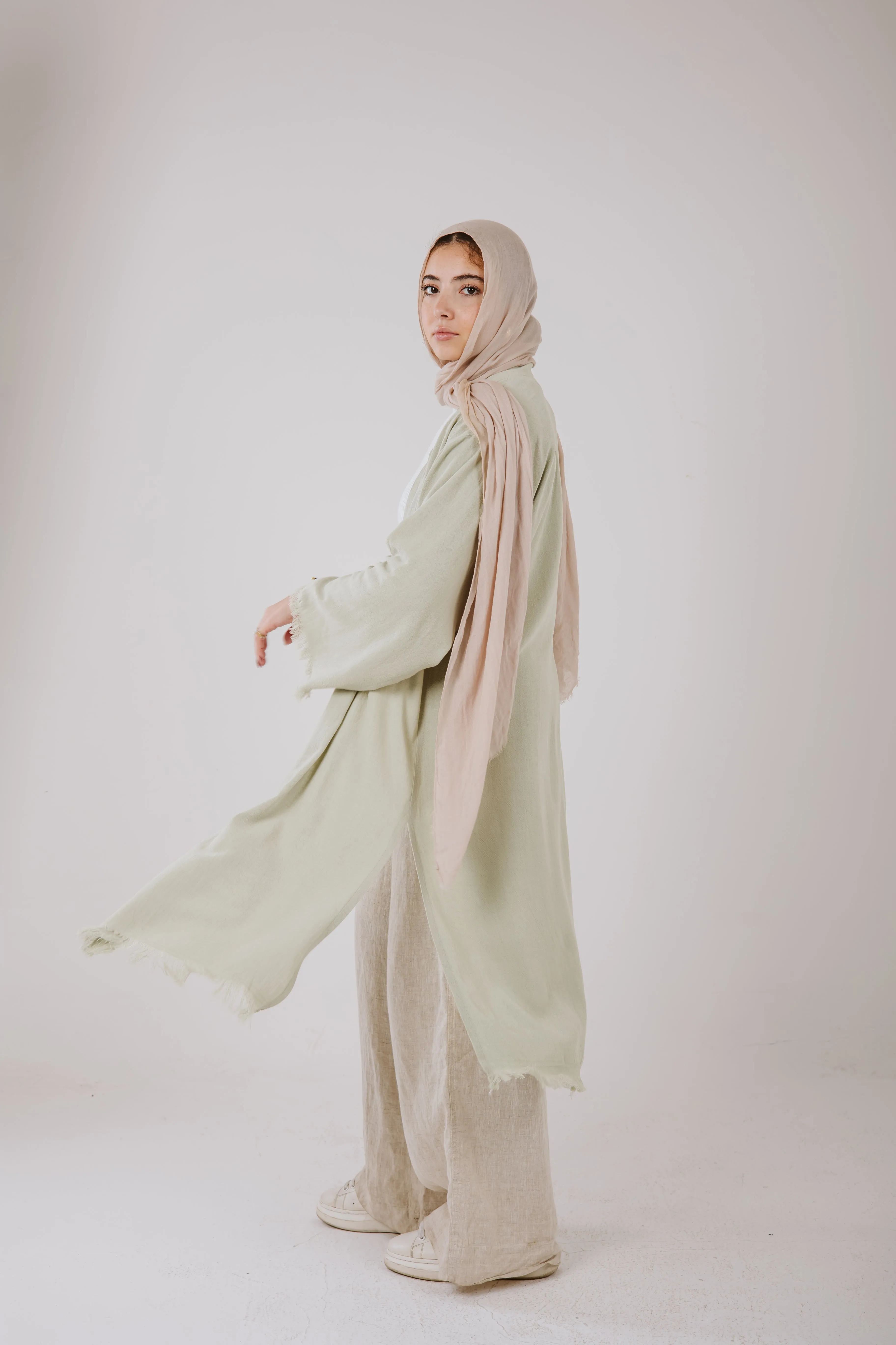 Jana cardigan in Pale sage