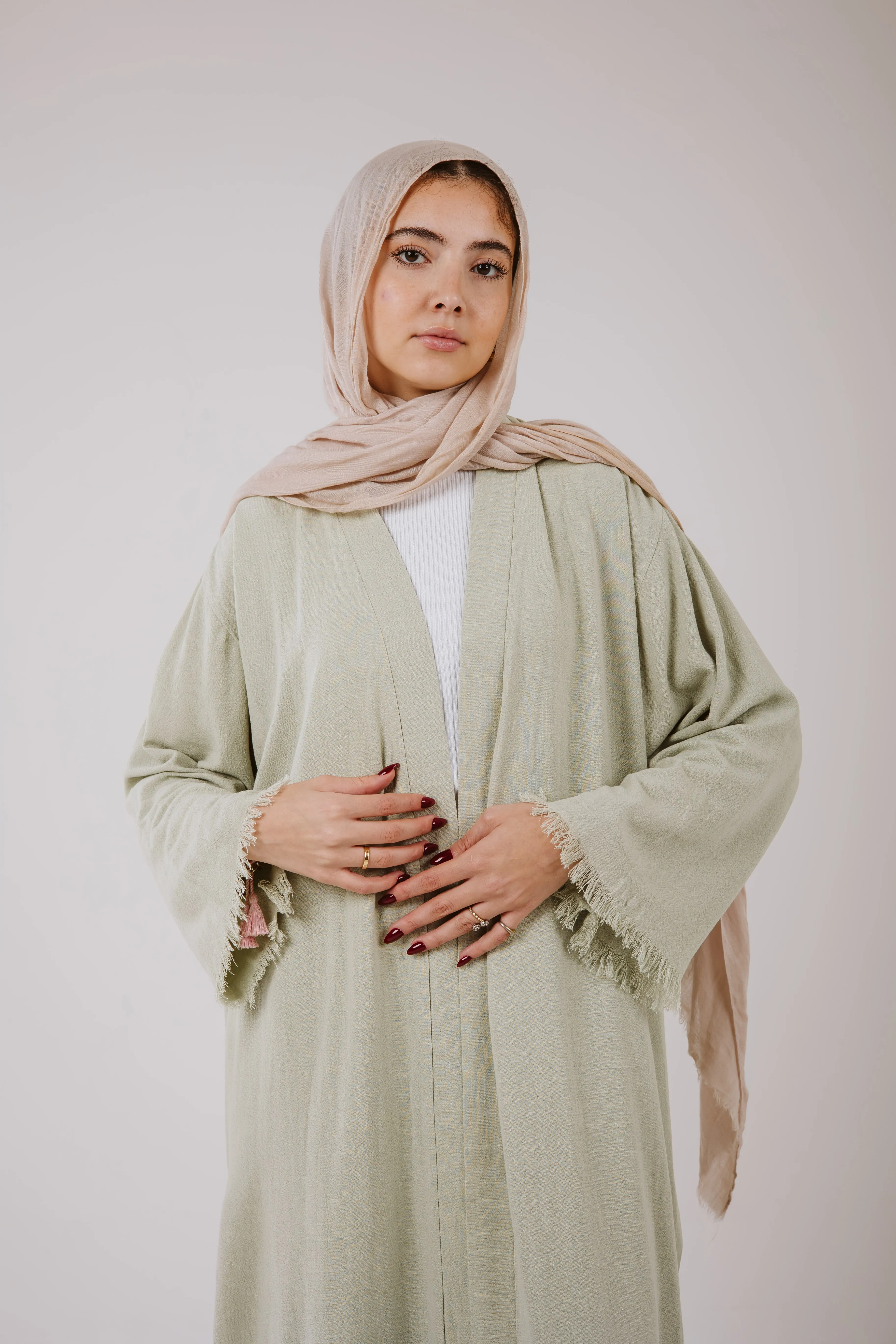 Jana cardigan in Pale sage