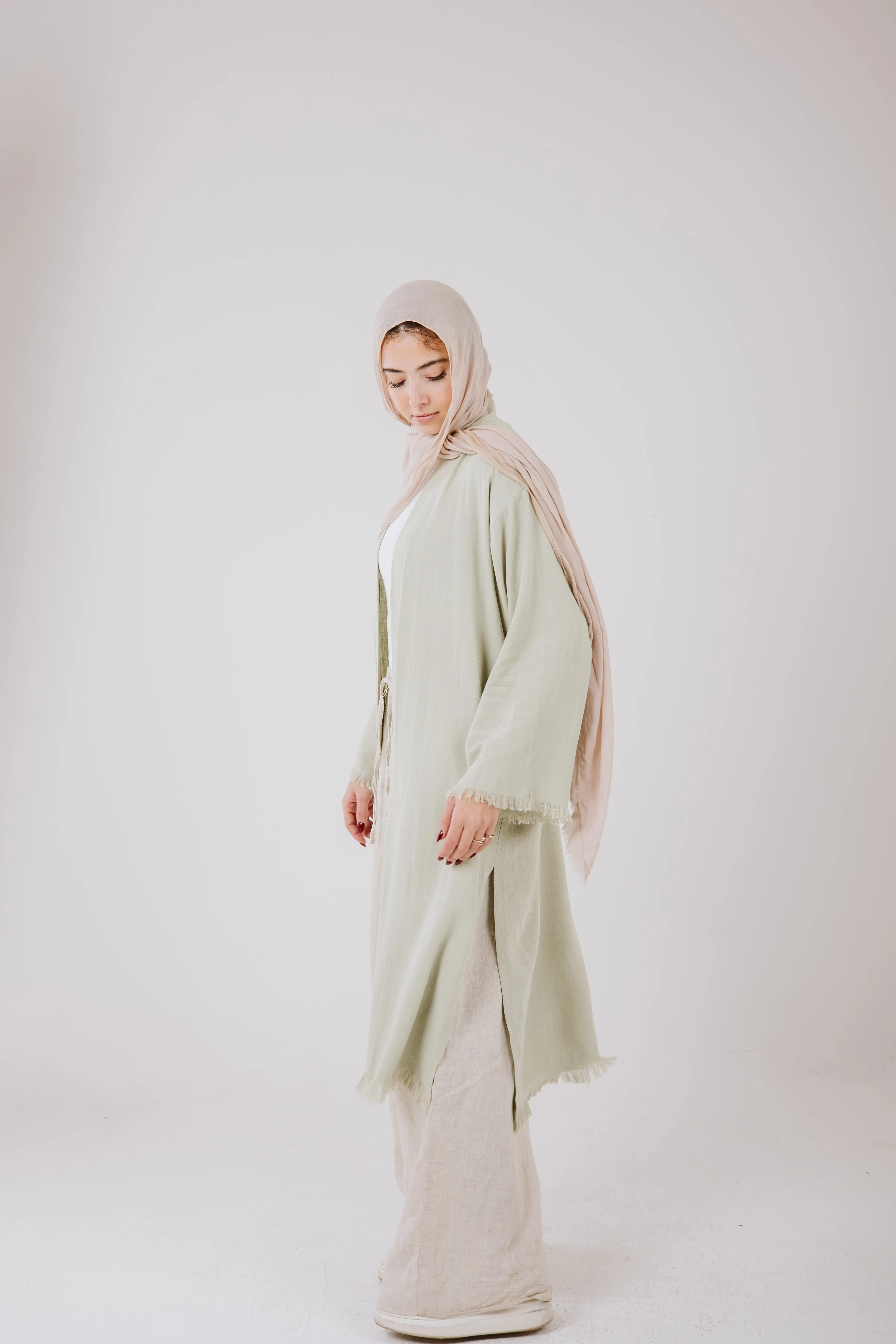 Jana cardigan in Pale sage