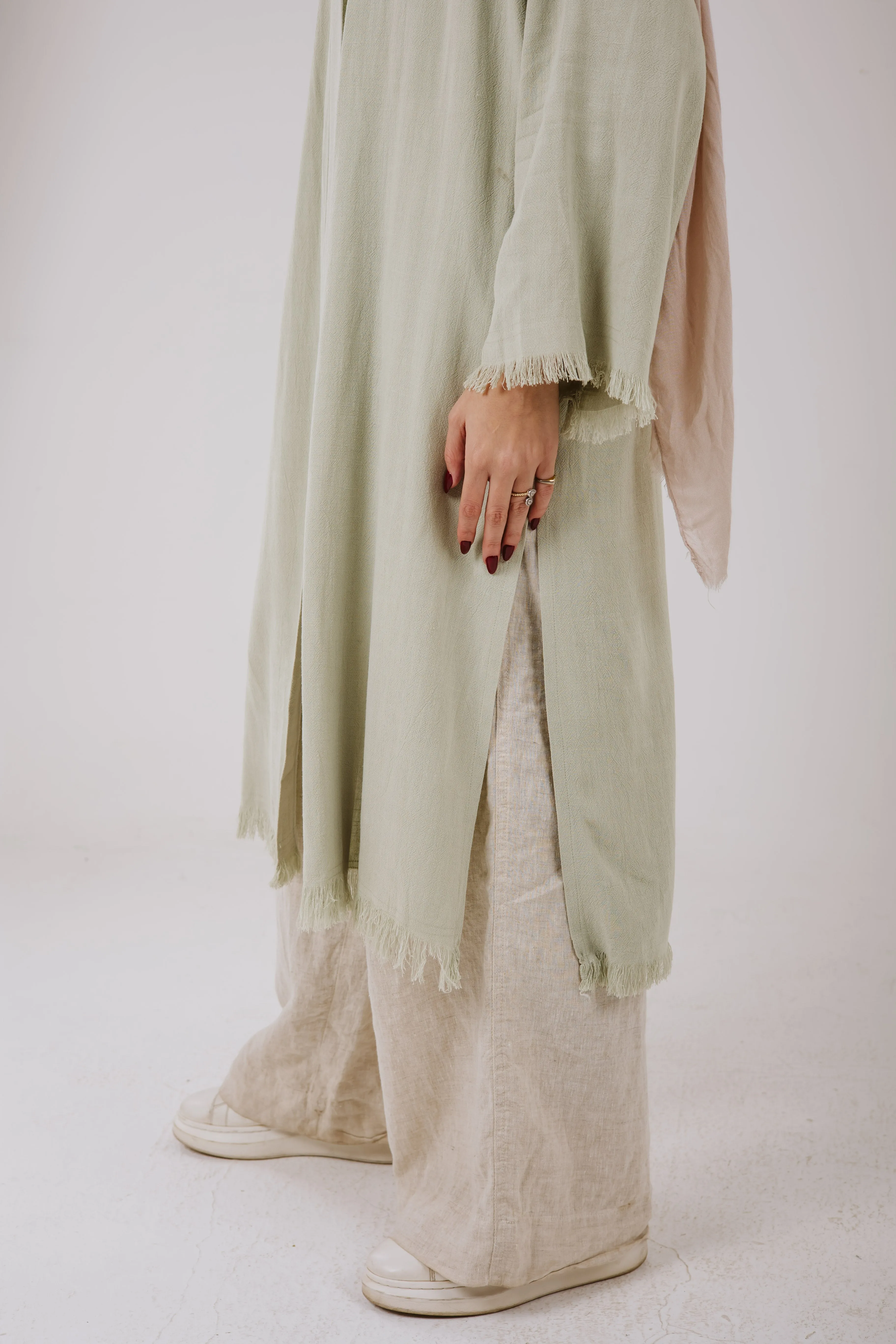 Jana cardigan in Pale sage