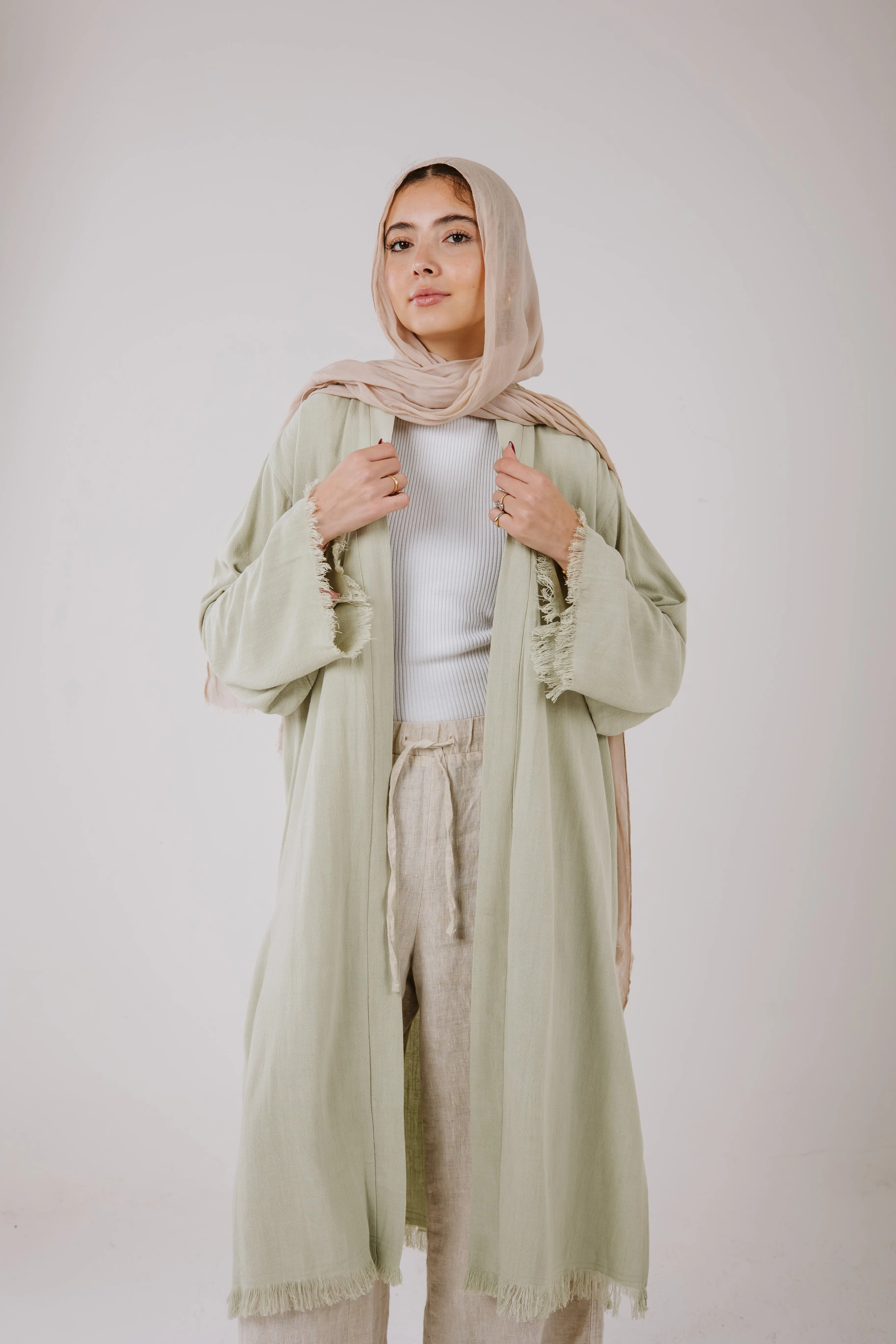 Jana cardigan in Pale sage