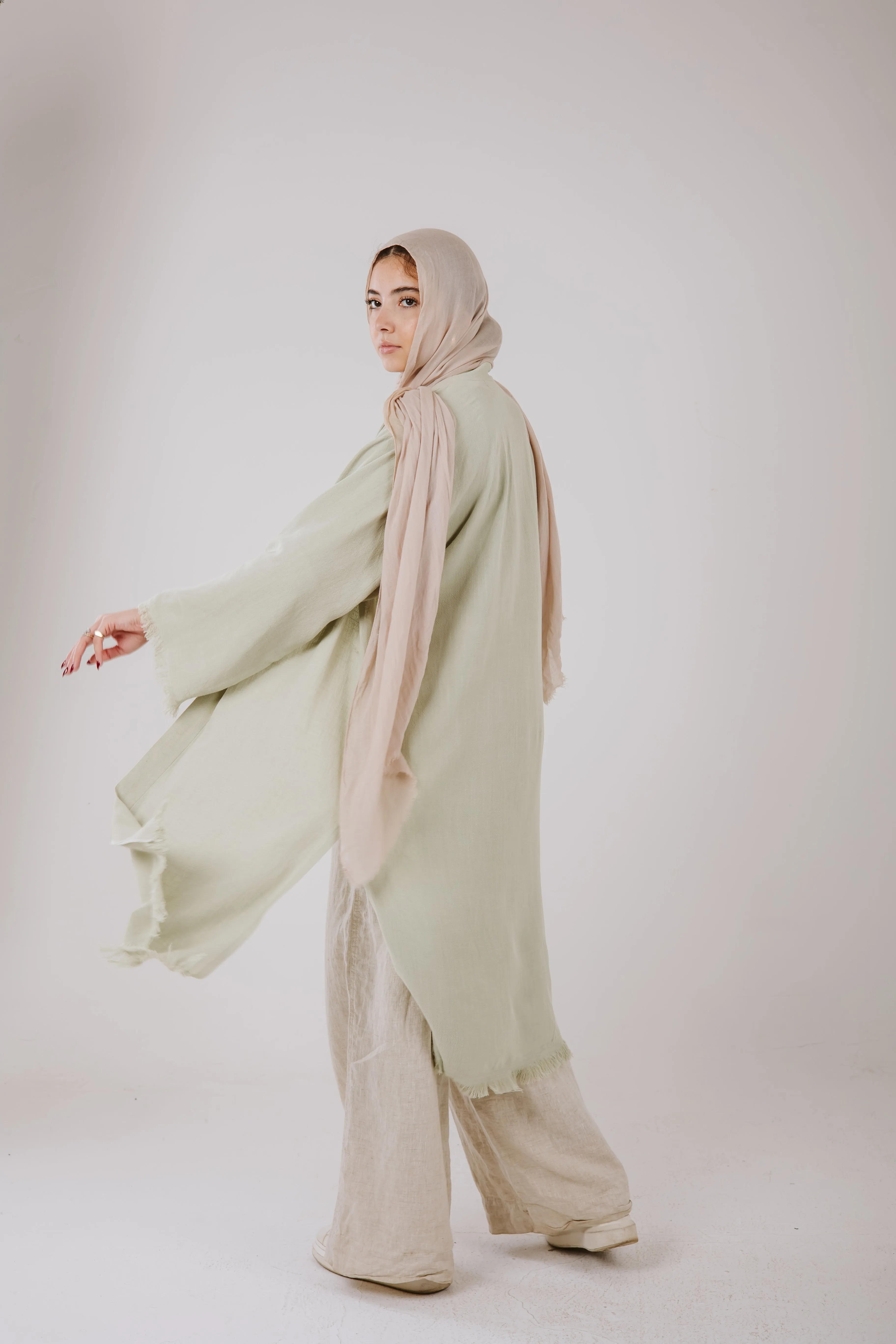 Jana cardigan in Pale sage
