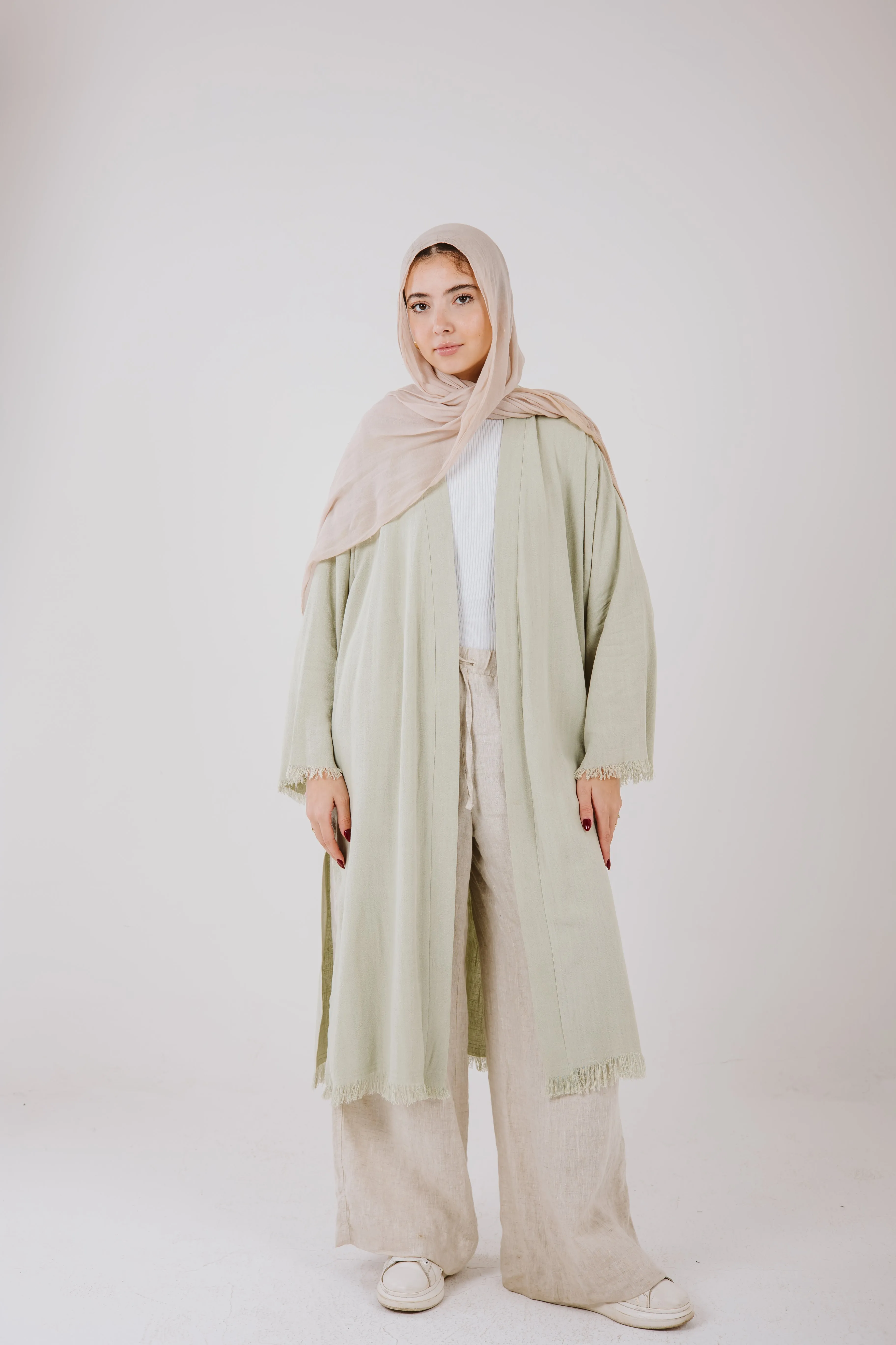 Jana cardigan in Pale sage