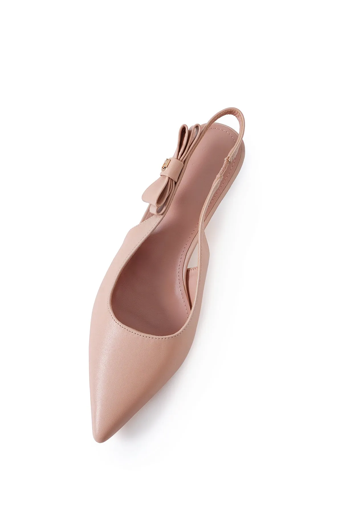 Jenna Bow Heels - Taupe