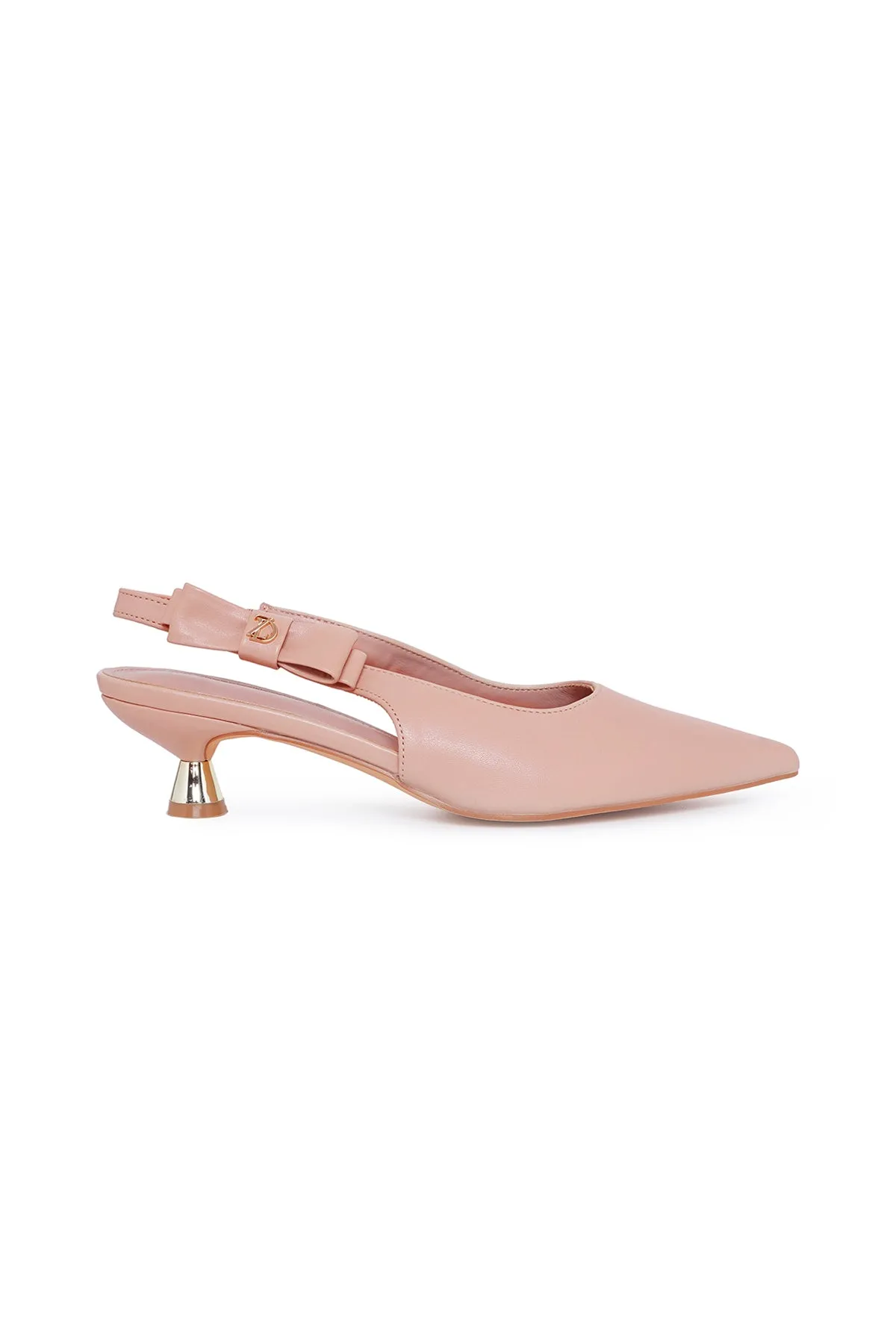 Jenna Bow Heels - Taupe