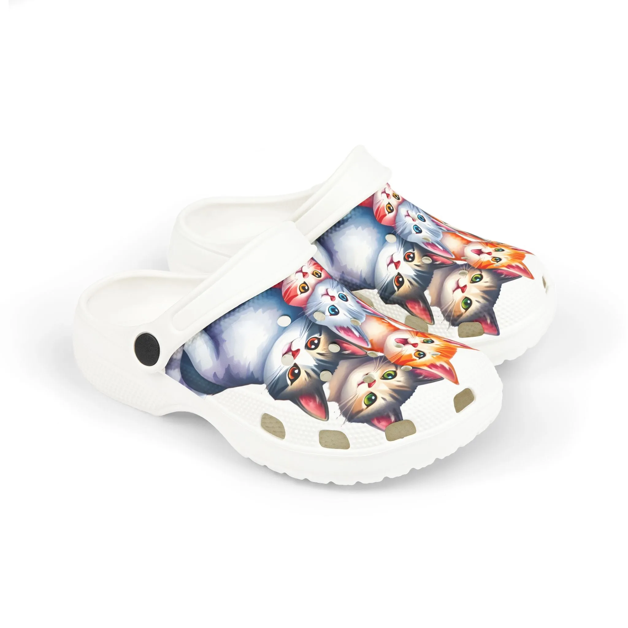 Kids EVA Foam Clogs 'Adorable Kittens' - Fun and Comfortable Footwear for Cat Lovers