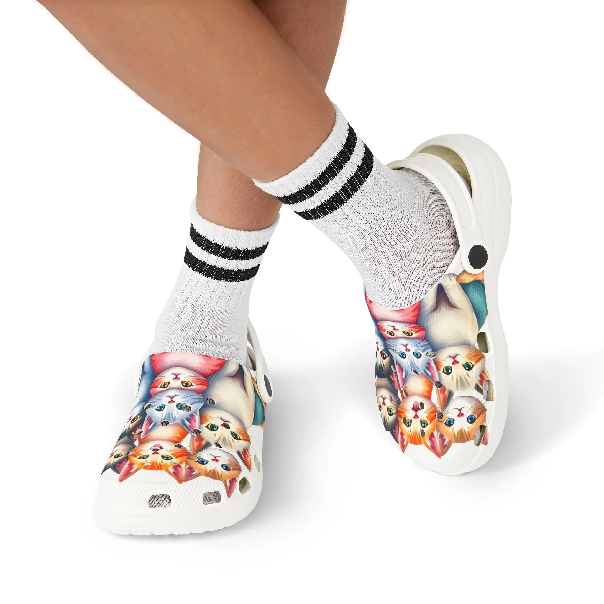 Kids EVA Foam Clogs 'Adorable Kittens' - Fun and Comfortable Footwear for Cat Lovers