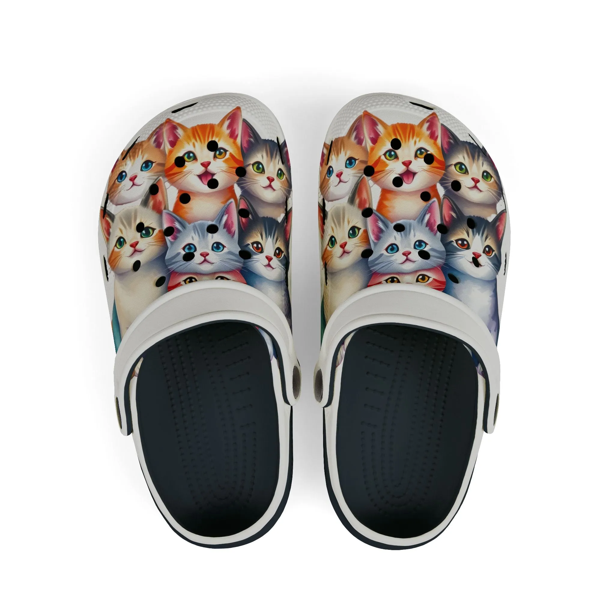 Kids EVA Foam Clogs 'Adorable Kittens' - Fun and Comfortable Footwear for Cat Lovers