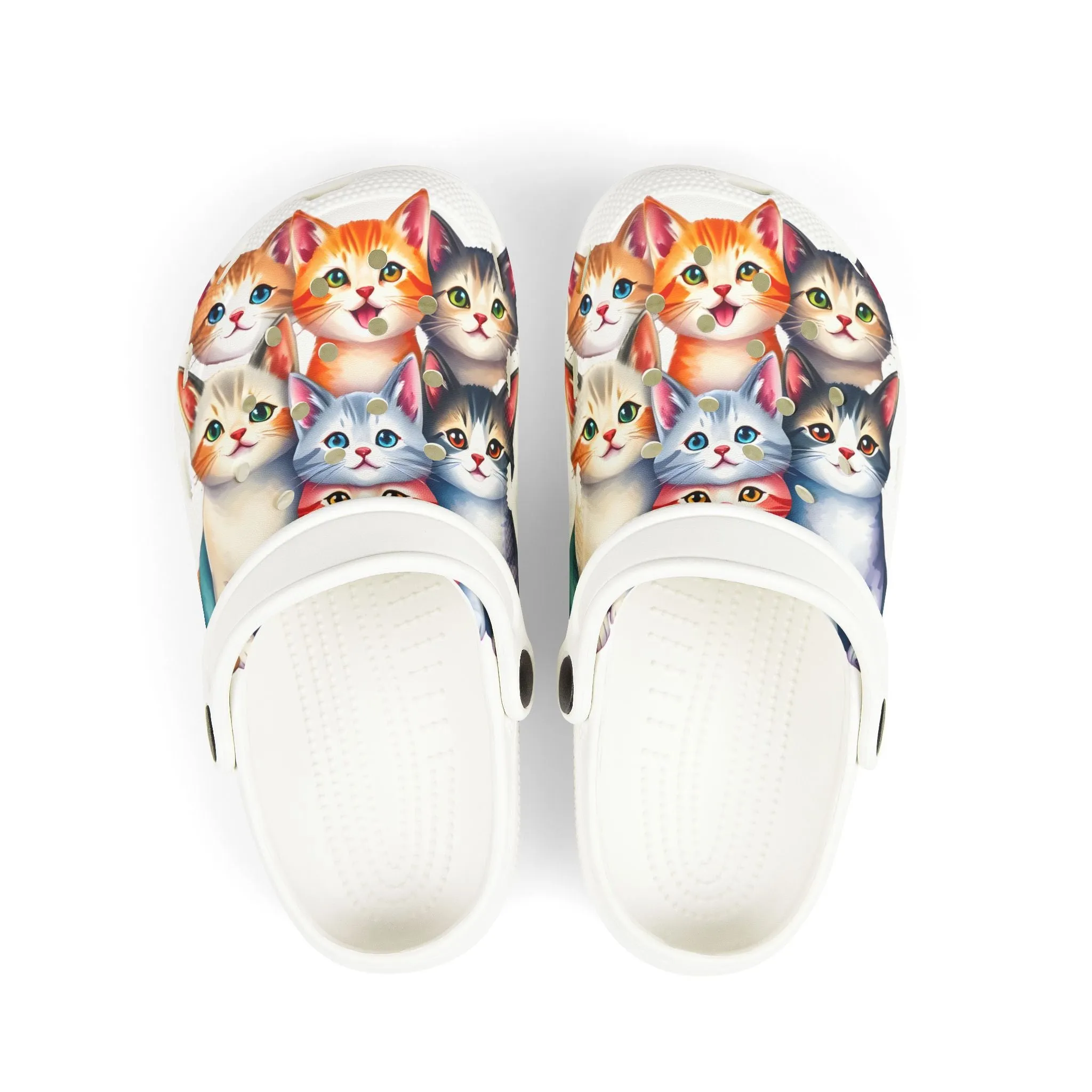 Kids EVA Foam Clogs 'Adorable Kittens' - Fun and Comfortable Footwear for Cat Lovers