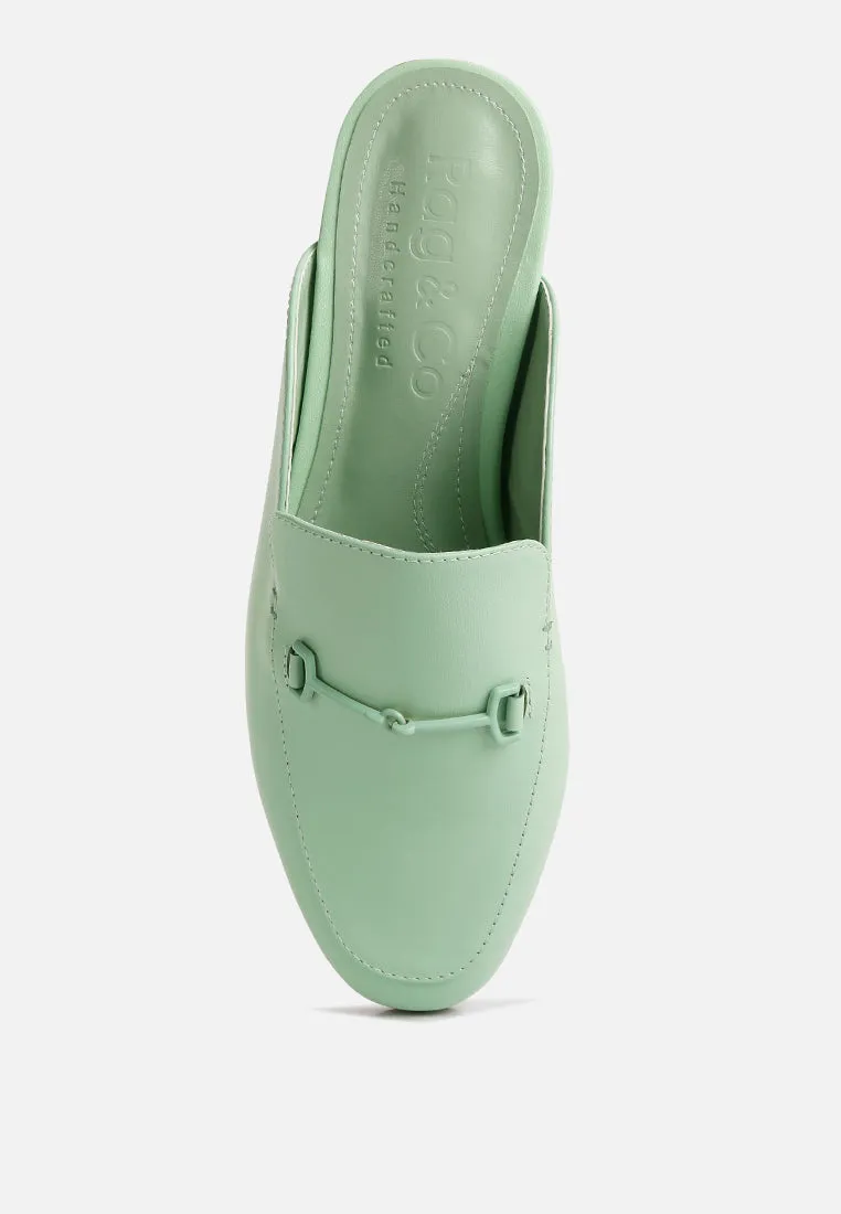 Kristy Horsebit Embellished Mules By Ruw