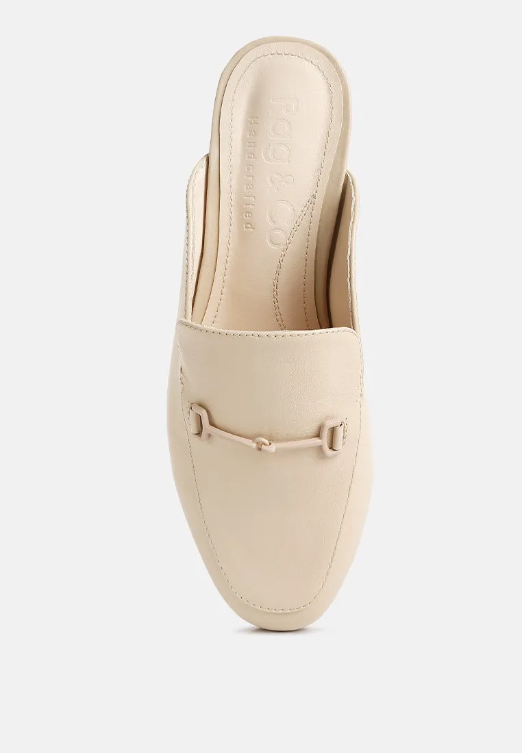 Kristy Horsebit Embellished Mules By Ruw