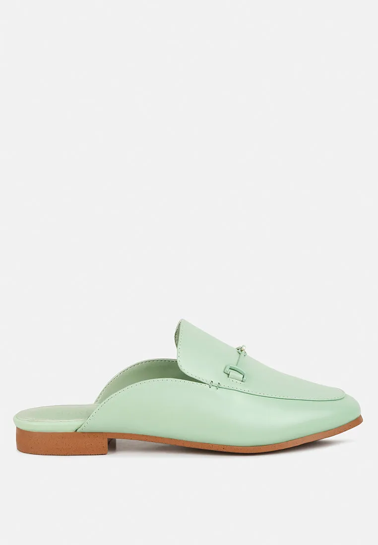 Kristy Horsebit Embellished Mules By Ruw