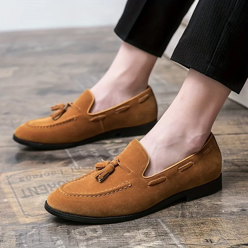 Lars - Bruine Loafers met Kwasten