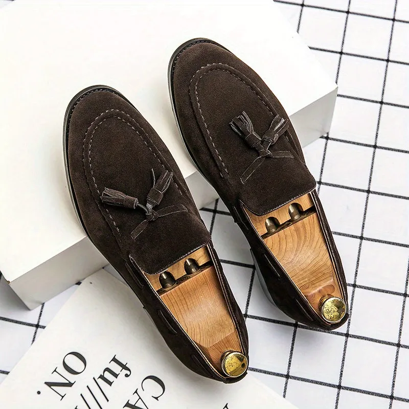 Lars - Bruine Loafers met Kwasten