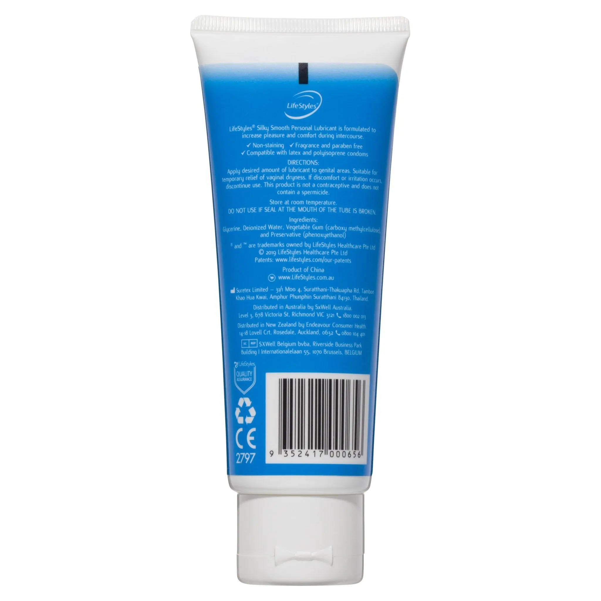 LifeStyles Silky Smooth Lubricant 100g