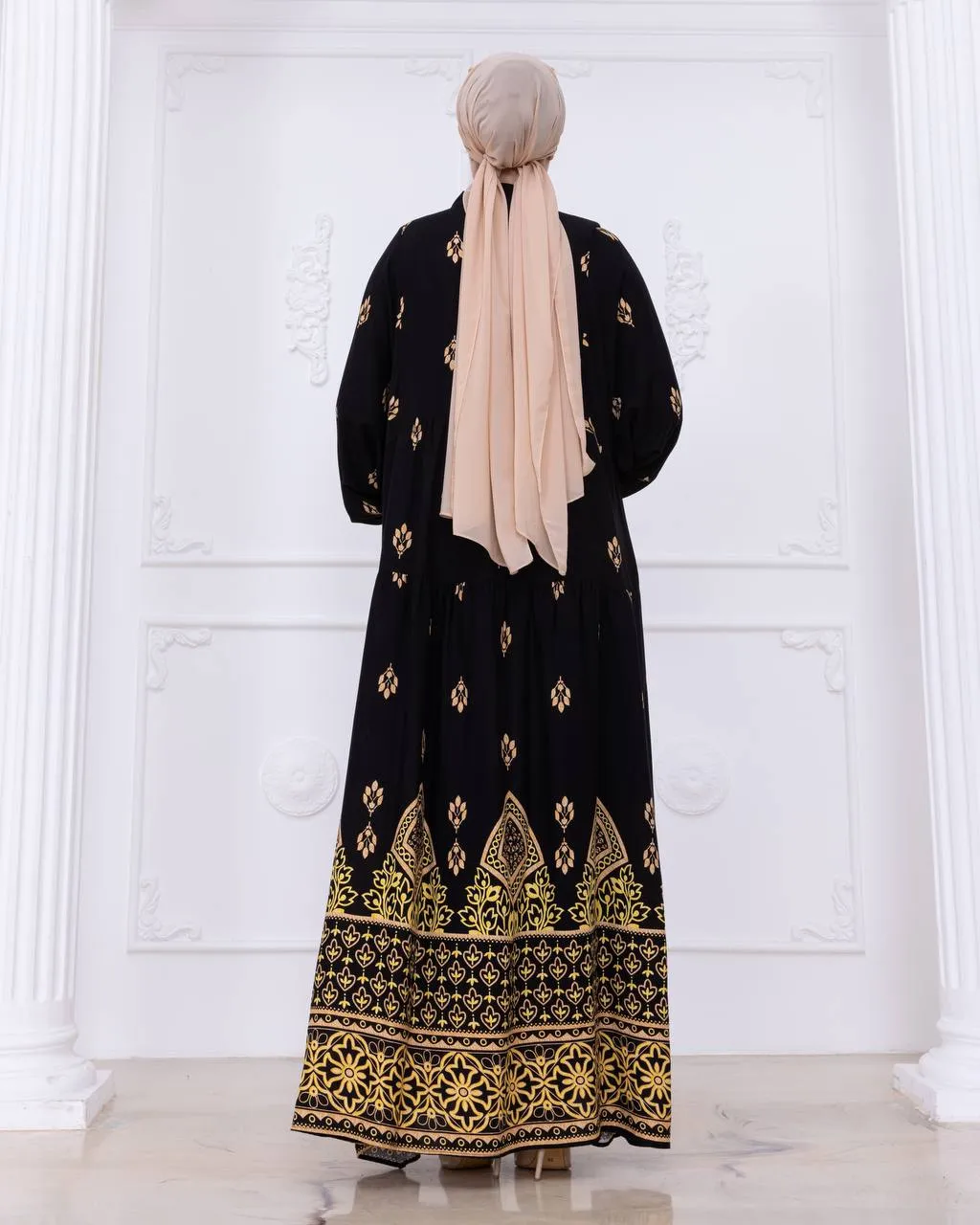 Lightweight Summer Dress - Midnight Oasis