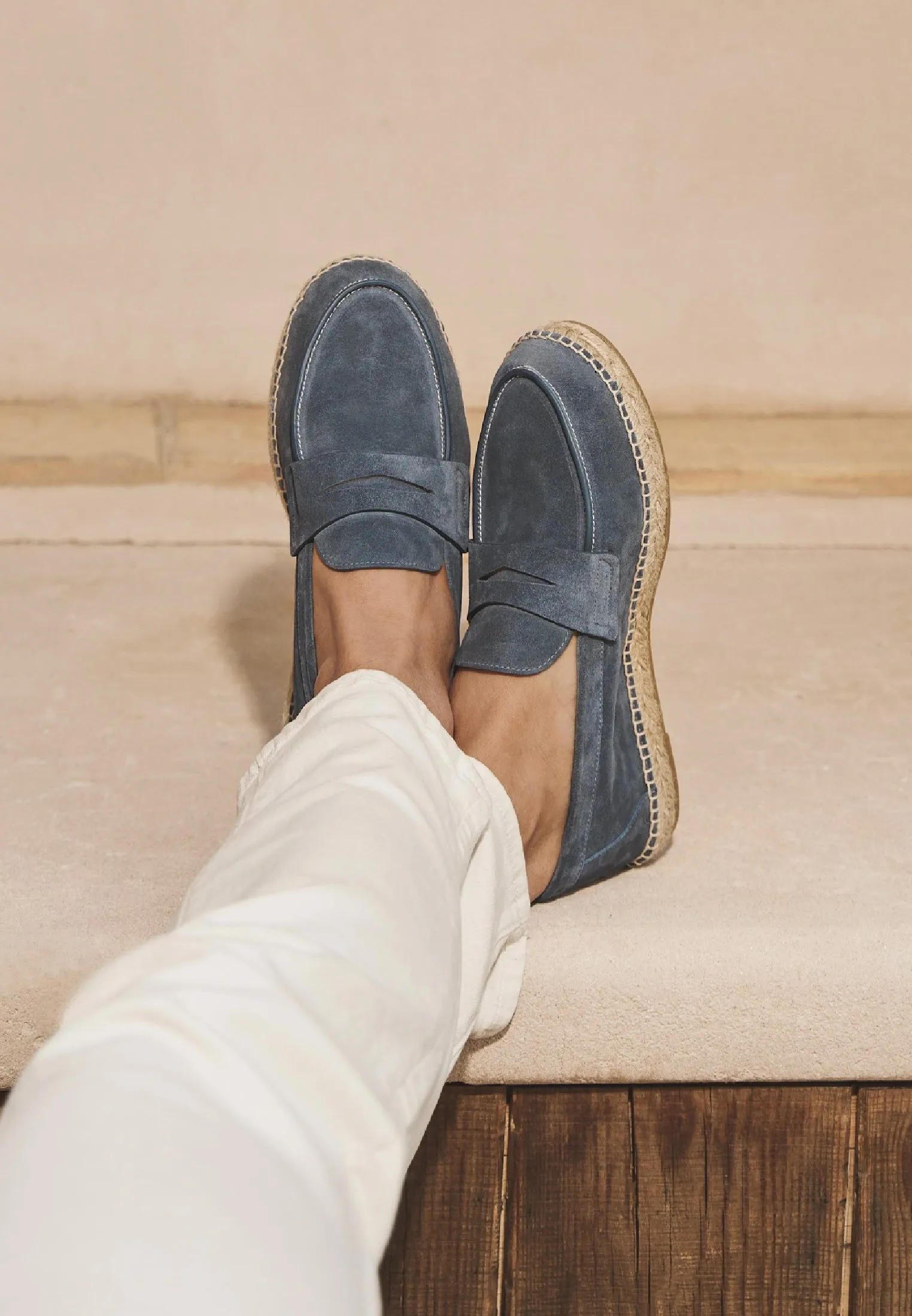 Loafers - Jeans Suede