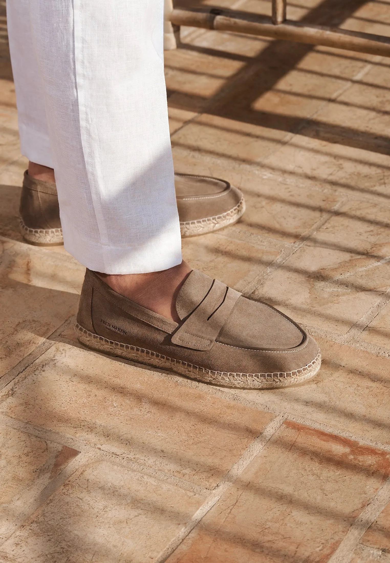 Loafers - Taupe Suede