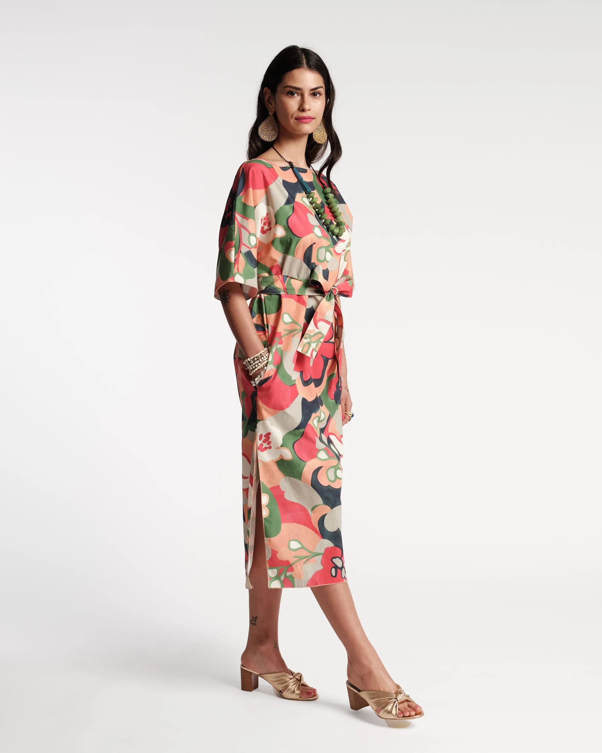 Marguerite Midi Dress - Dreamy Daisies