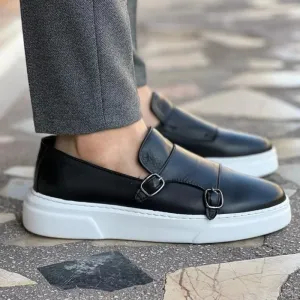 Men’s Classic Vegan Leather Loafer with Buckle | Eco-Friendly Materials for Everyday Wear