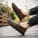 Men’s Classic Vegan Leather Loafer with Flexible Sole | Eco-Friendly Materials