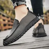 Men’s Classic Vegan Leather Loafer with Flexible Sole | Eco-Friendly Materials