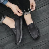 Men’s Classic Vegan Leather Loafer with Flexible Sole | Eco-Friendly Materials