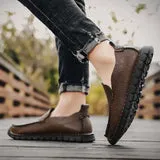 Men’s Classic Vegan Leather Loafer with Flexible Sole | Eco-Friendly Materials